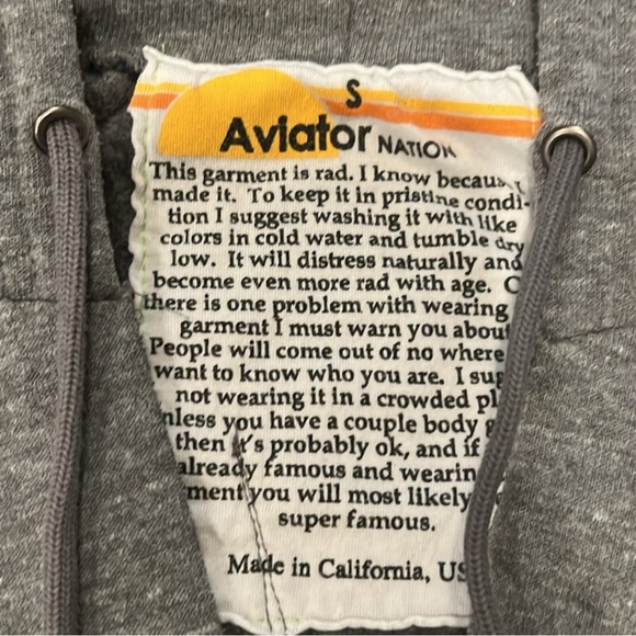 Aviator Nation Cropped Hoodie - Picture 2 of 4